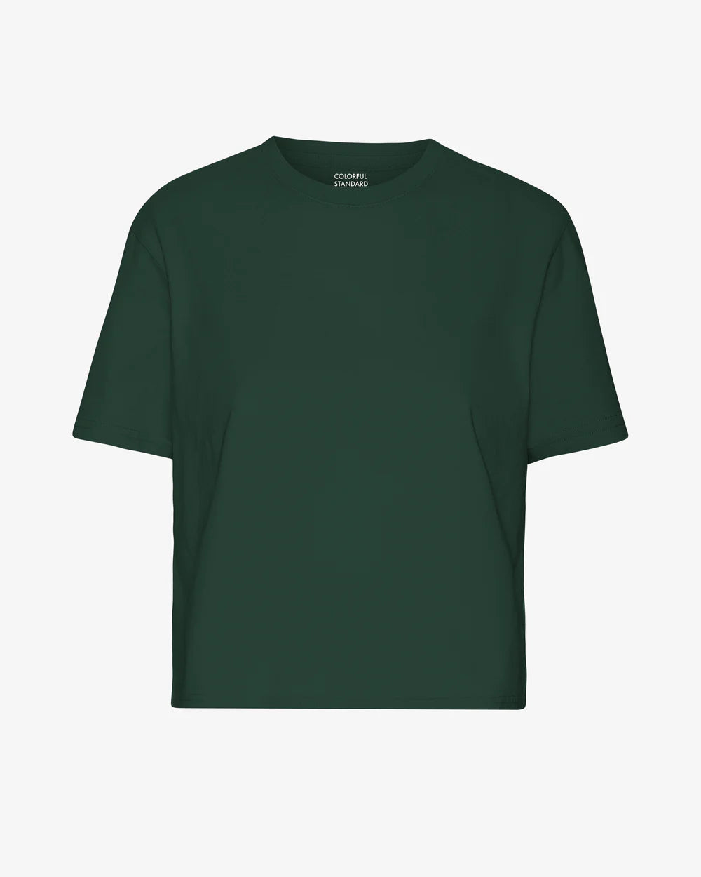 Organic boxy crop tee