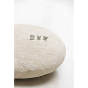 Oorbellen - Water Lily silver