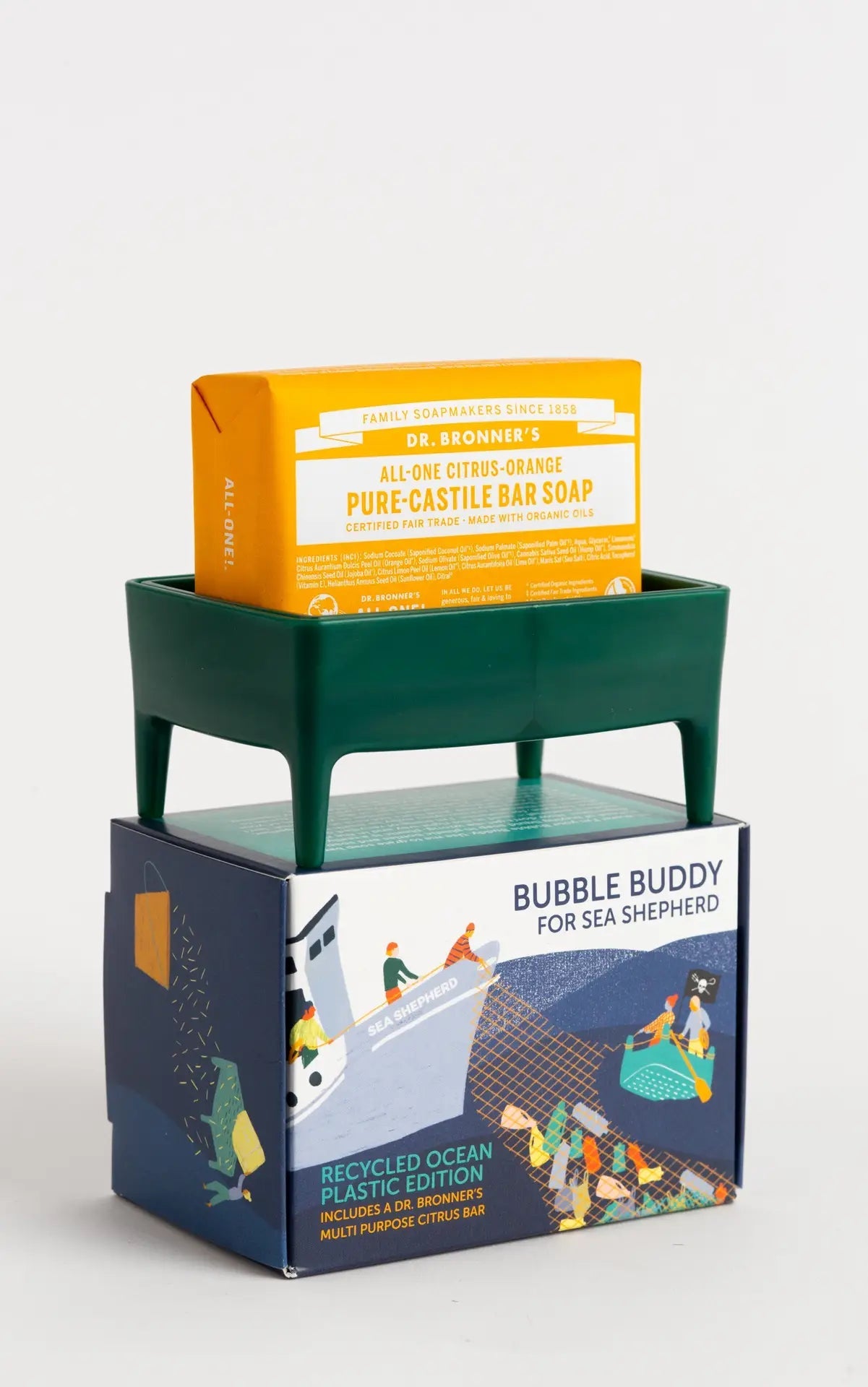 Ocean bubble buddy - Dark green