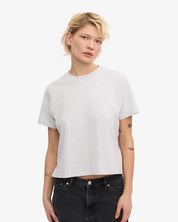 Organic boxy crop tee