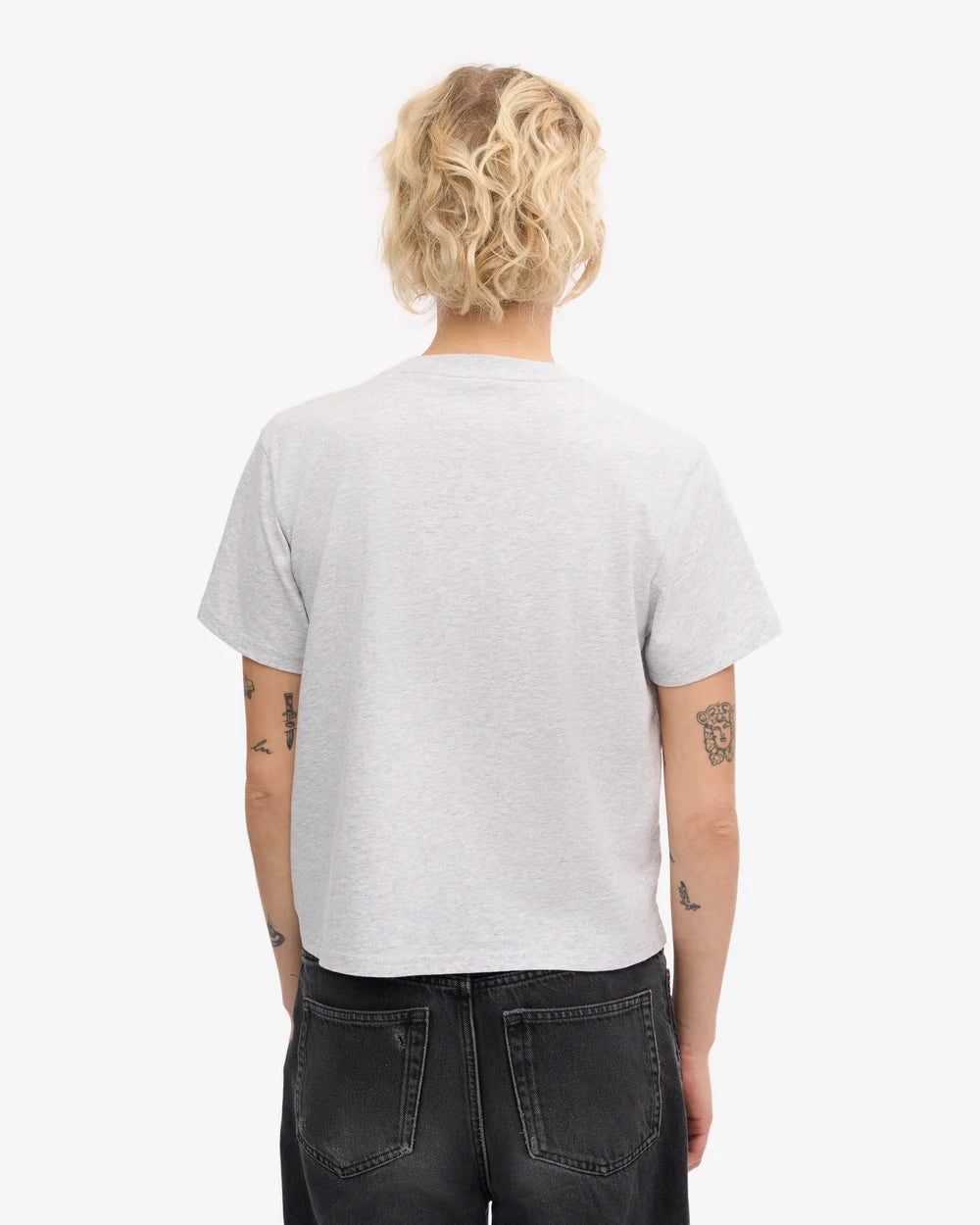 Organic boxy crop tee