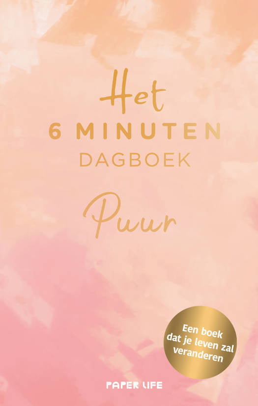 Het 6 minuten dagboek - peach