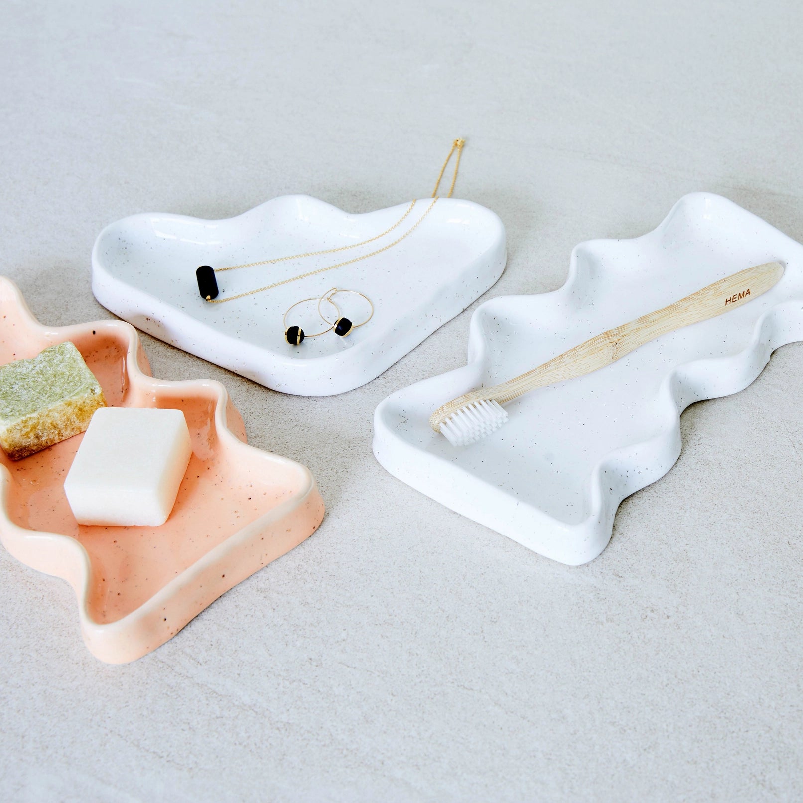 Wave tray - Wit