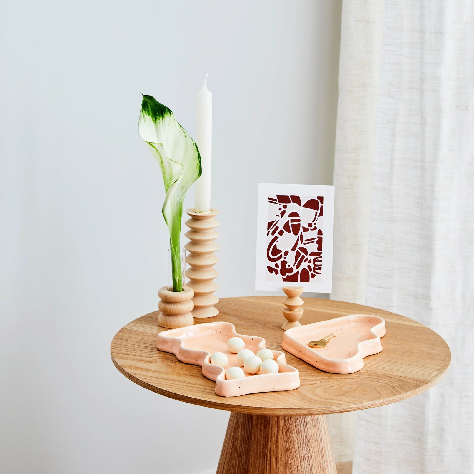 Wave tray - Pink