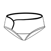 Fé - low rise (zwart of rood)