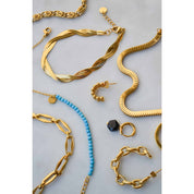 Armband - Braided snake goud of zilver