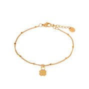 Armband - Lucky clover goud of zilver
