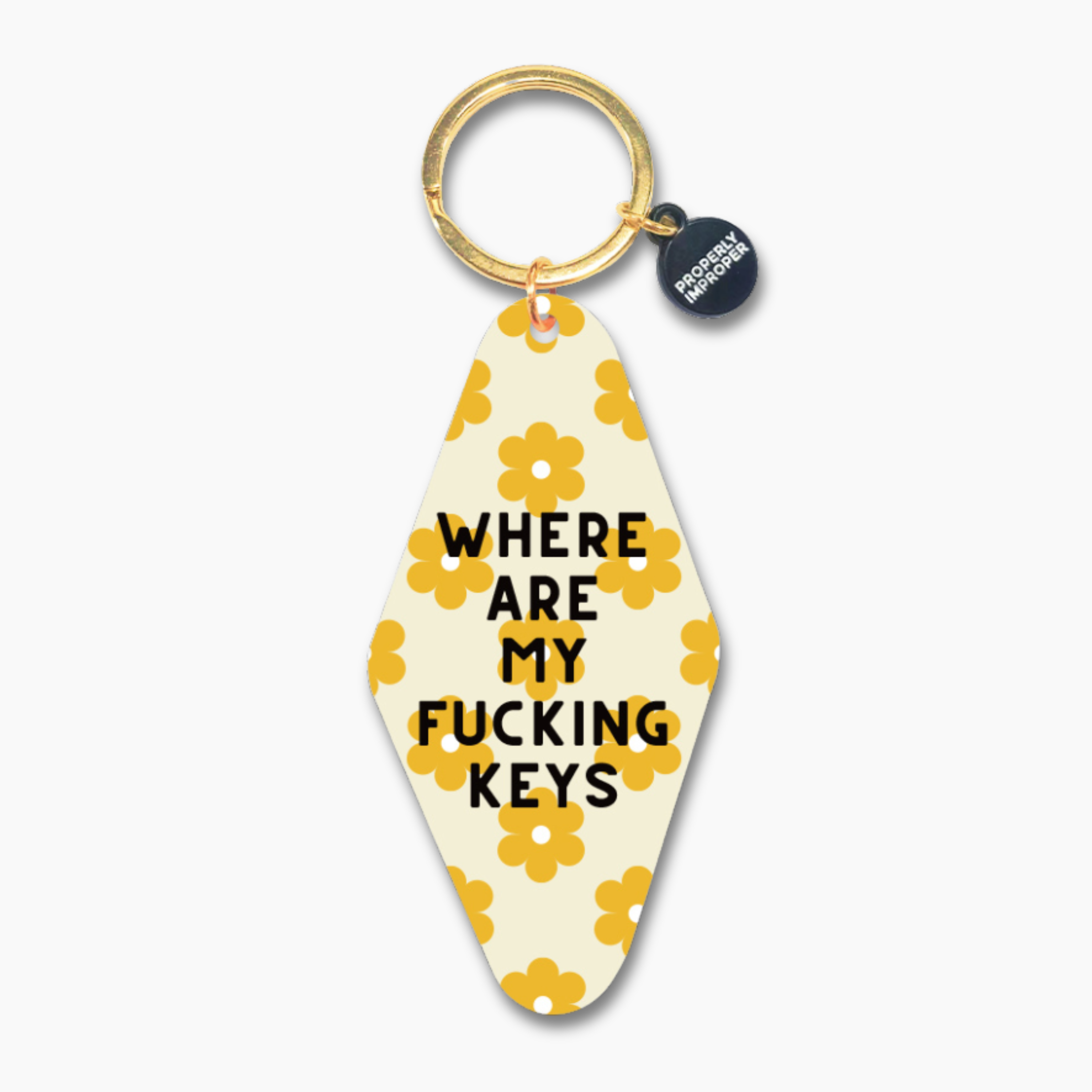 Where are my keys yellow - sleutelhanger