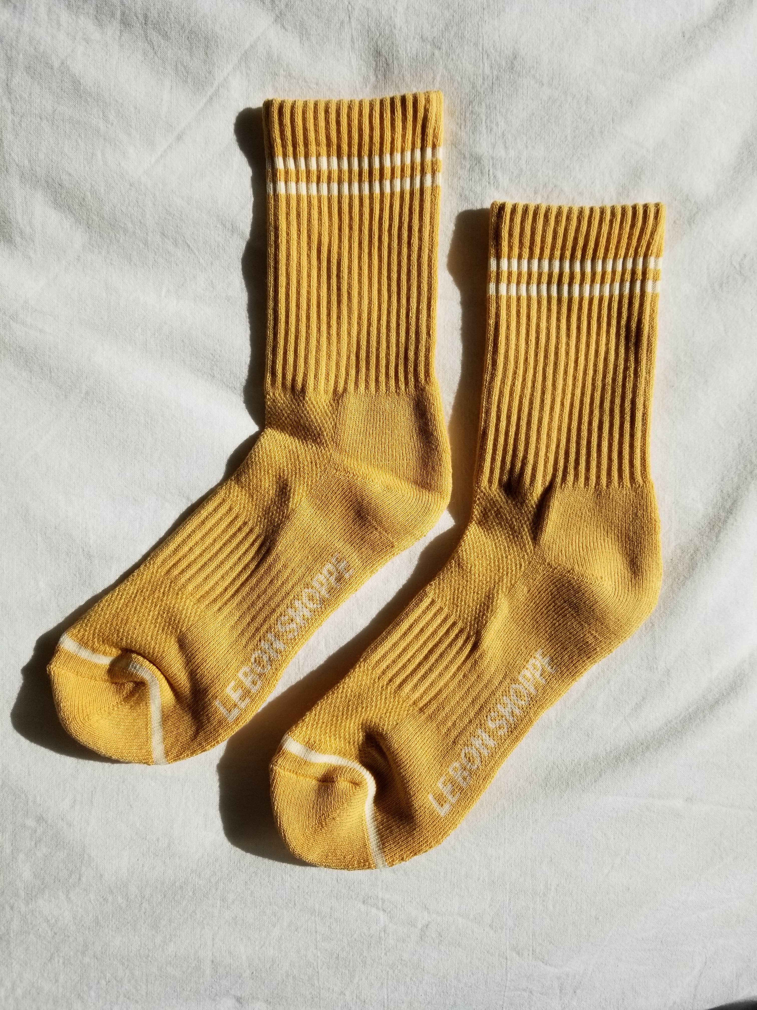 Boyfriend Socks - Amour Pink