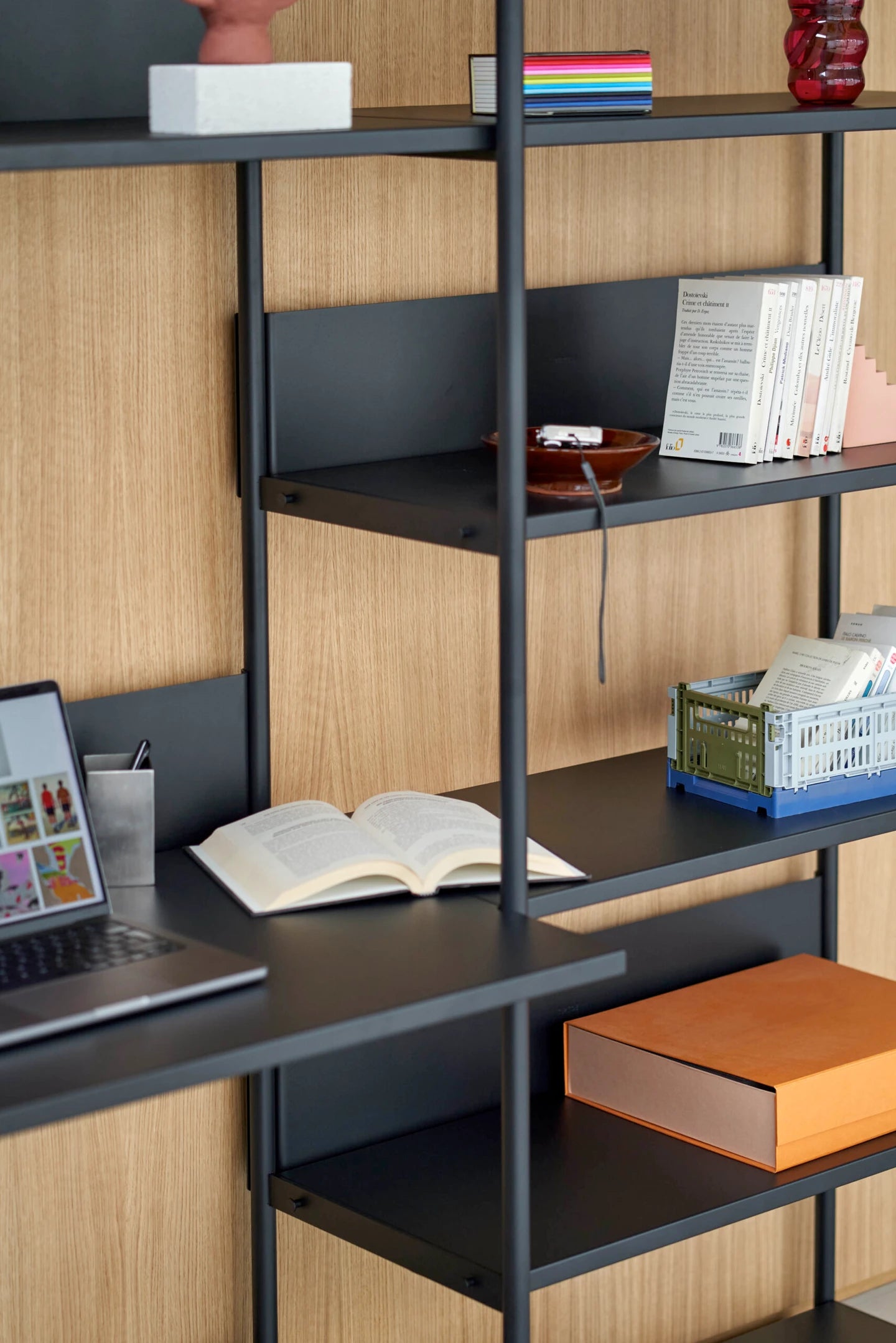 unit steel modulair wandsysteem - bureau dubbel