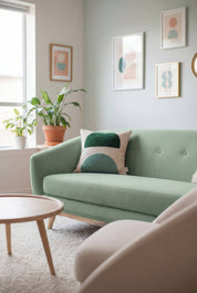 mona kussenhoes - groen