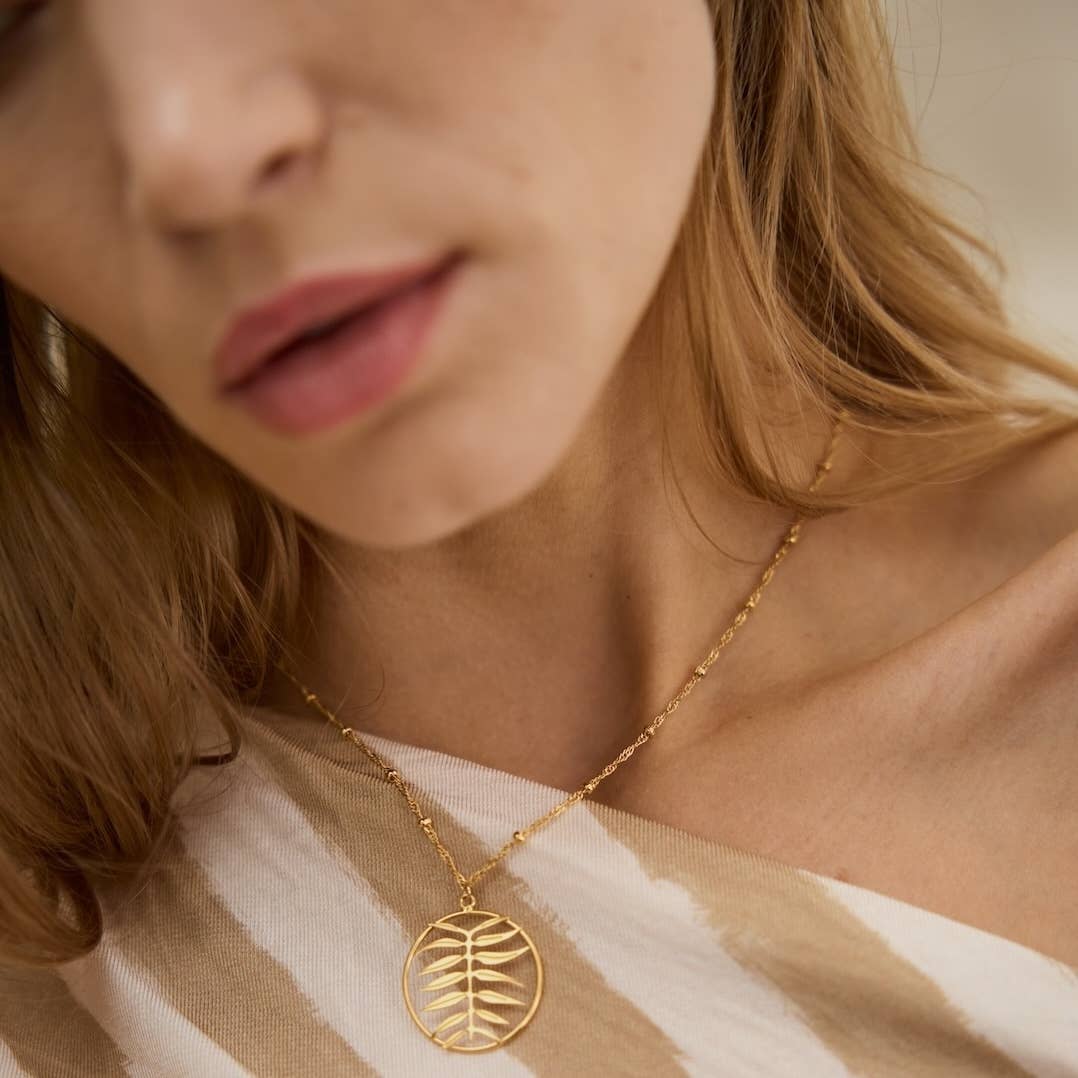 ketting met hanger - feuillage
