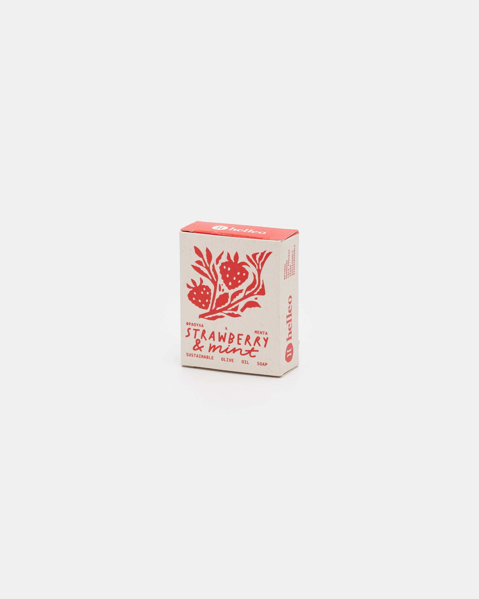 Strawberry & mint - soap bar