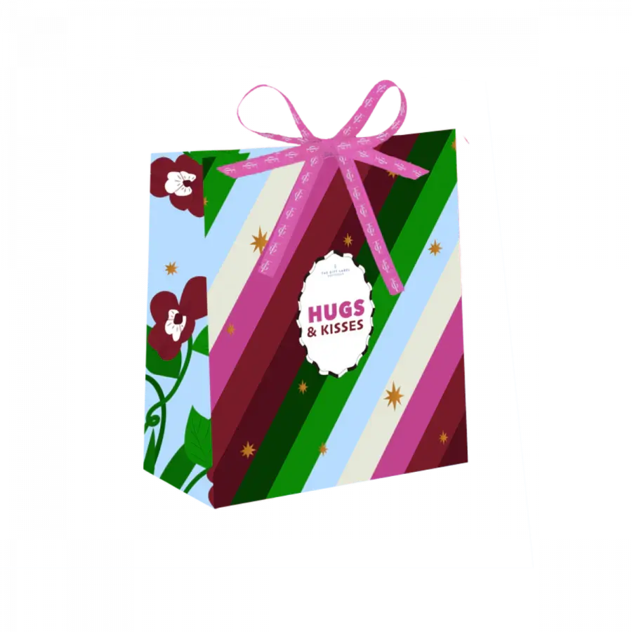 Gift box envelope - Hugs and kisses