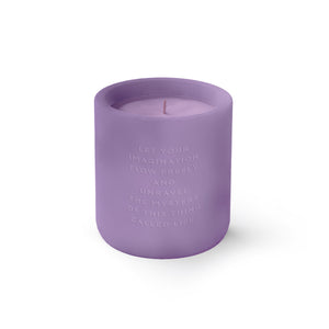 Cement candle - Purple imagination