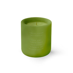 Cement candle - Green intuition