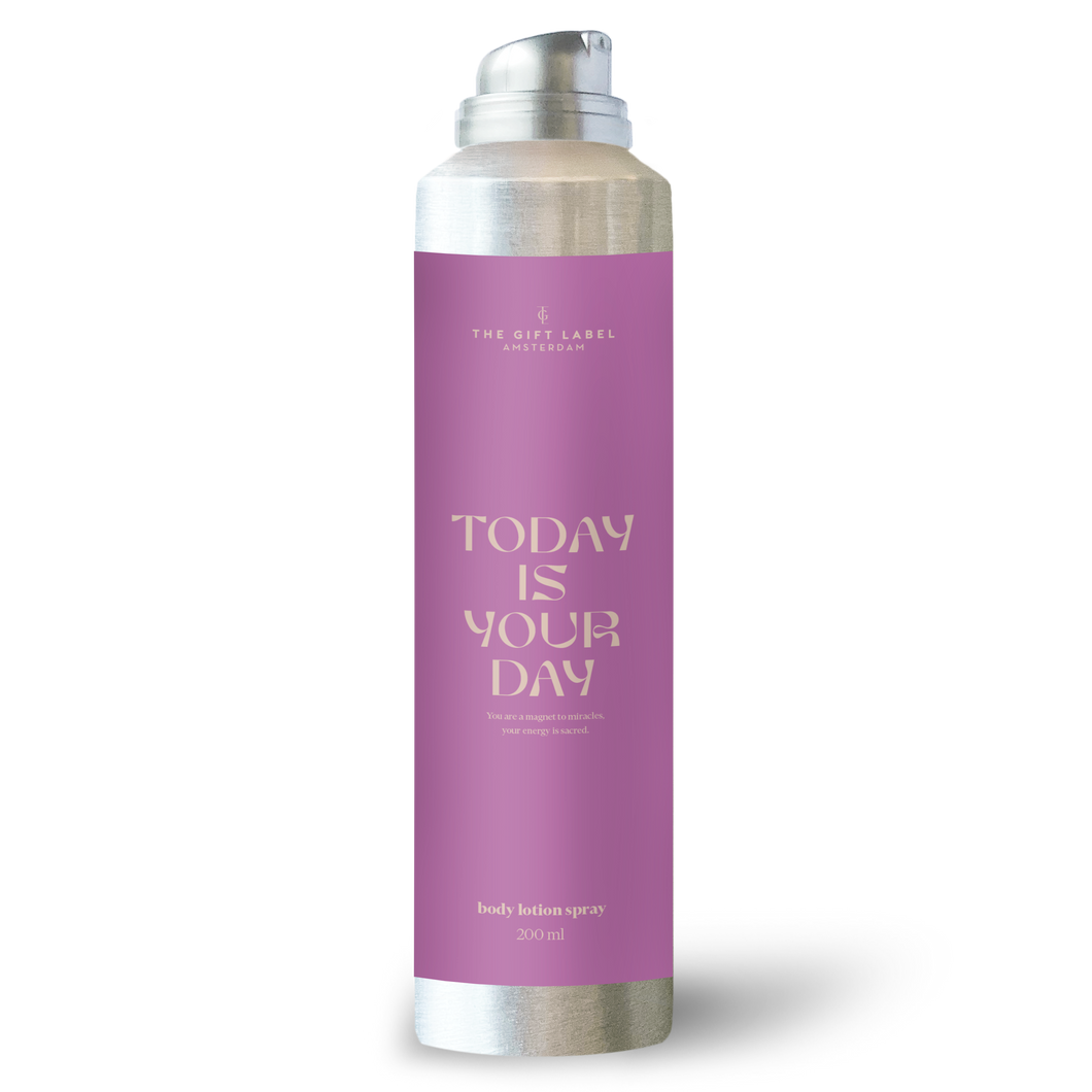 Body lotion spray - Today is your day
