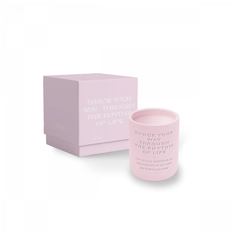 Cement candle small - Dance your way