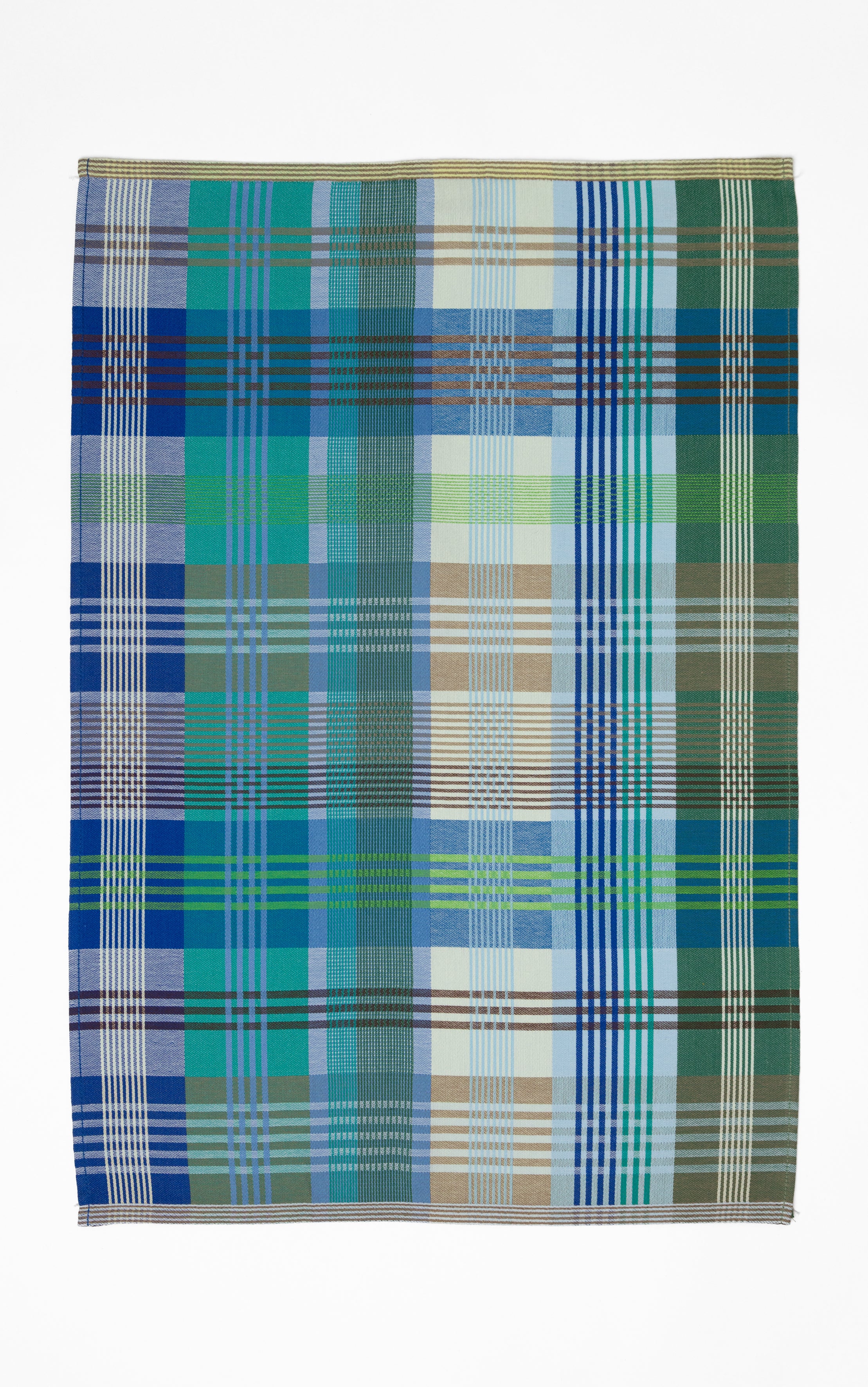 Theedoek odds & ends - wild weave blue