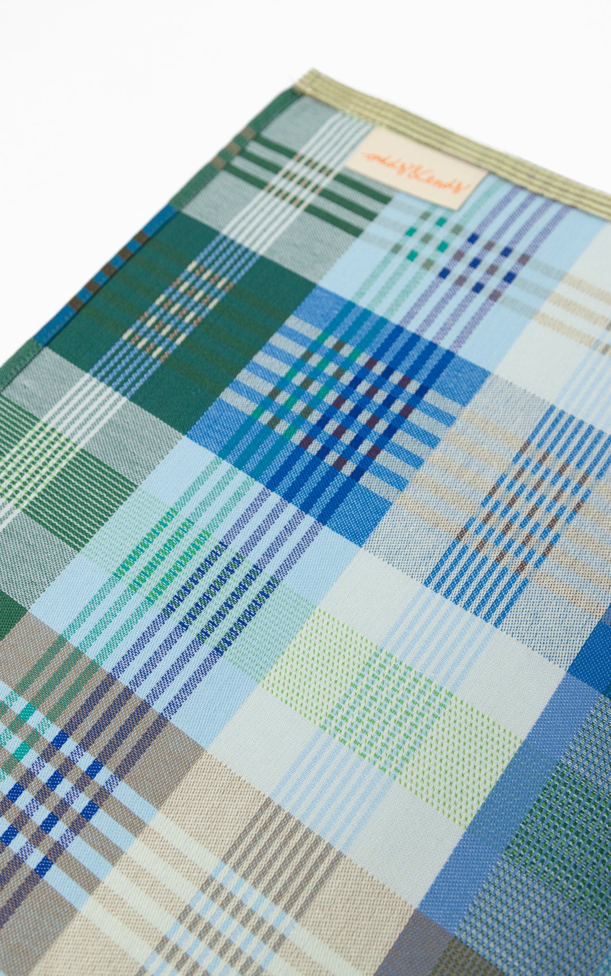 Theedoek odds & ends - wild weave blue