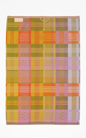 Theedoek odds & ends - wild weave orange