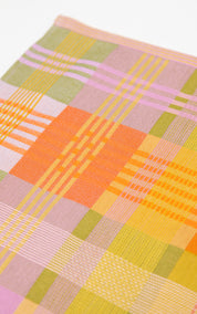 Theedoek odds & ends - wild weave orange