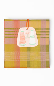 Theedoek odds & ends - wild weave orange