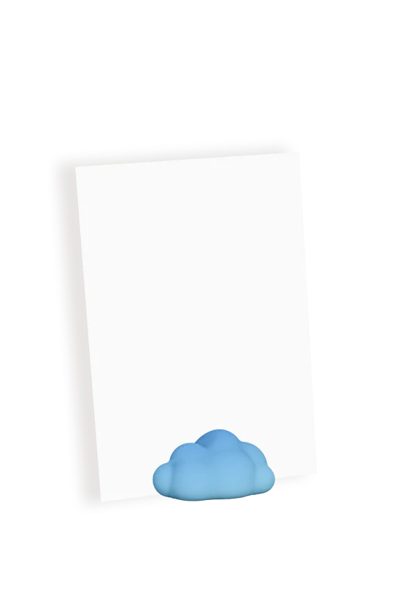 cloud - kaart of fotohouder