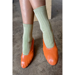 Her Socks cotton - Avocado
