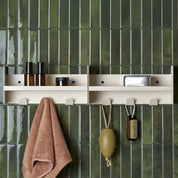 pli wall shelf with hooks - slim version