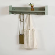 pli wall shelf with hooks - slim version