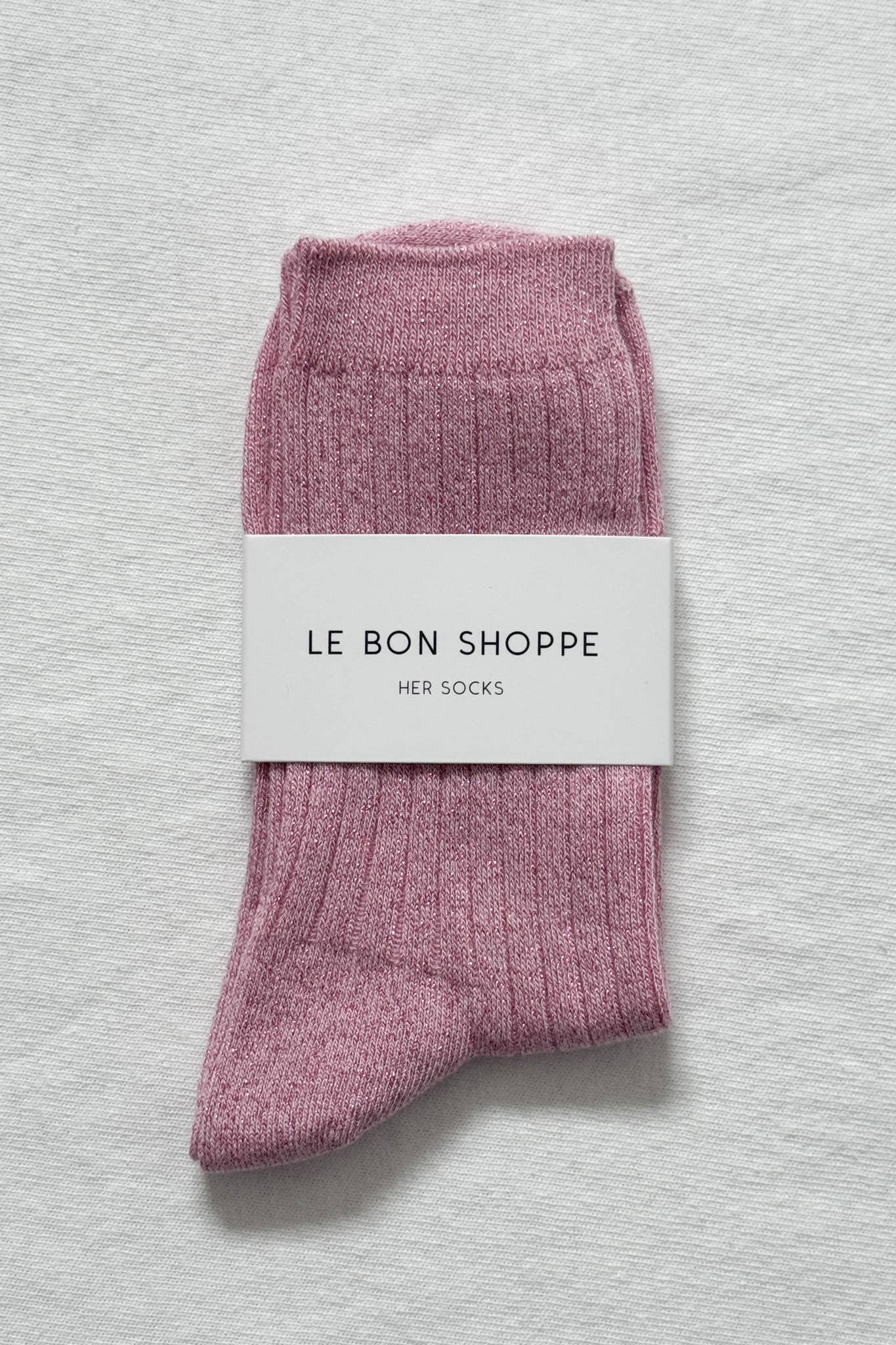 Her Socks - Sparkling Rose glitter