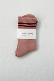Boyfriend Socks - Amour Pink