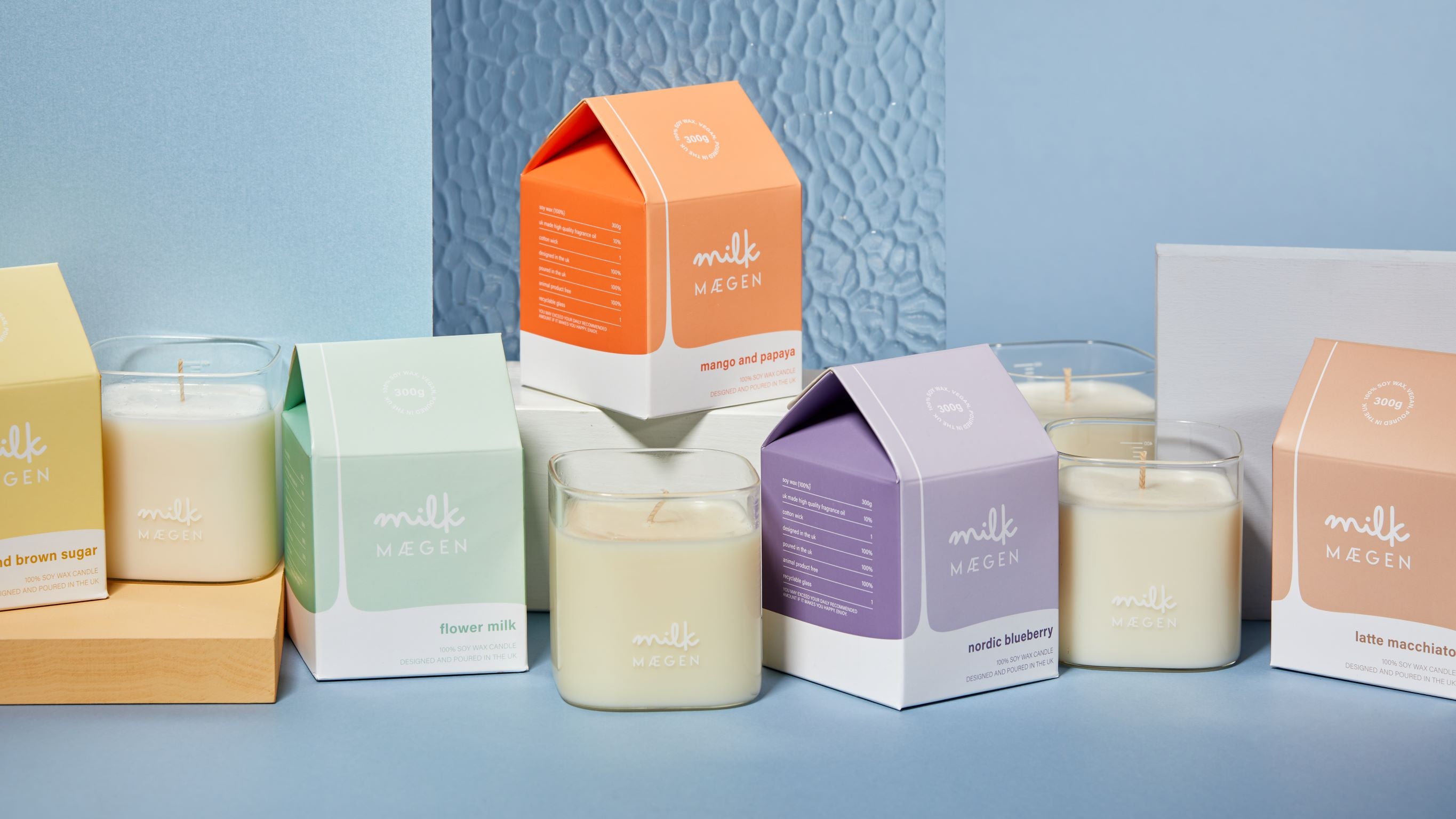 geurkaars milk - mango & papaya