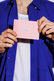 ik u ook - strijklabel op kaartje