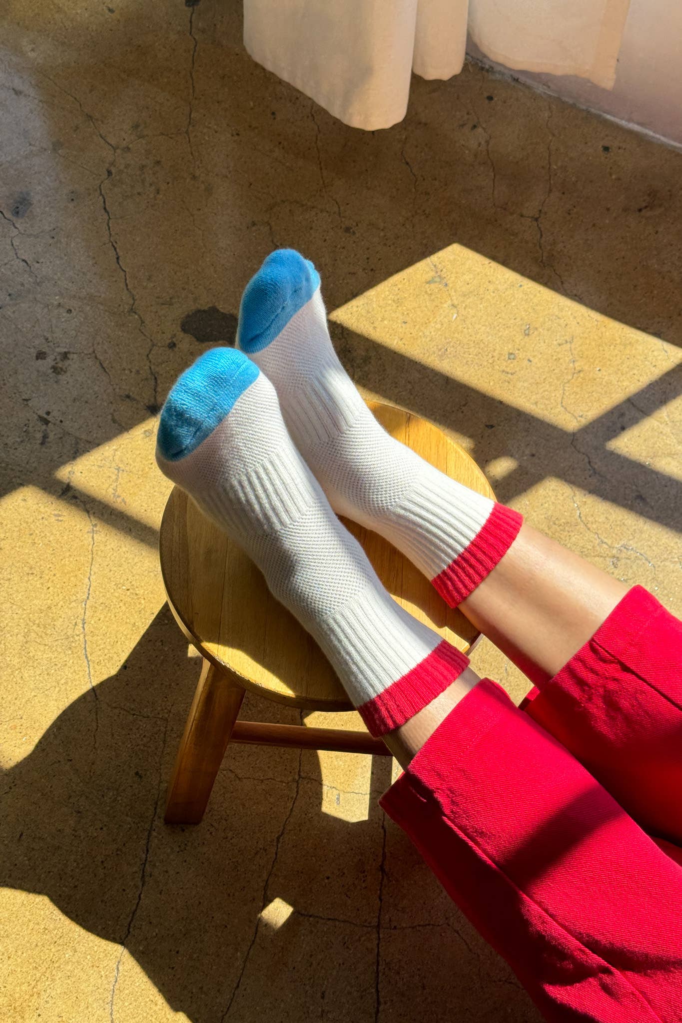 Girlfriend socks - Color block black coffee