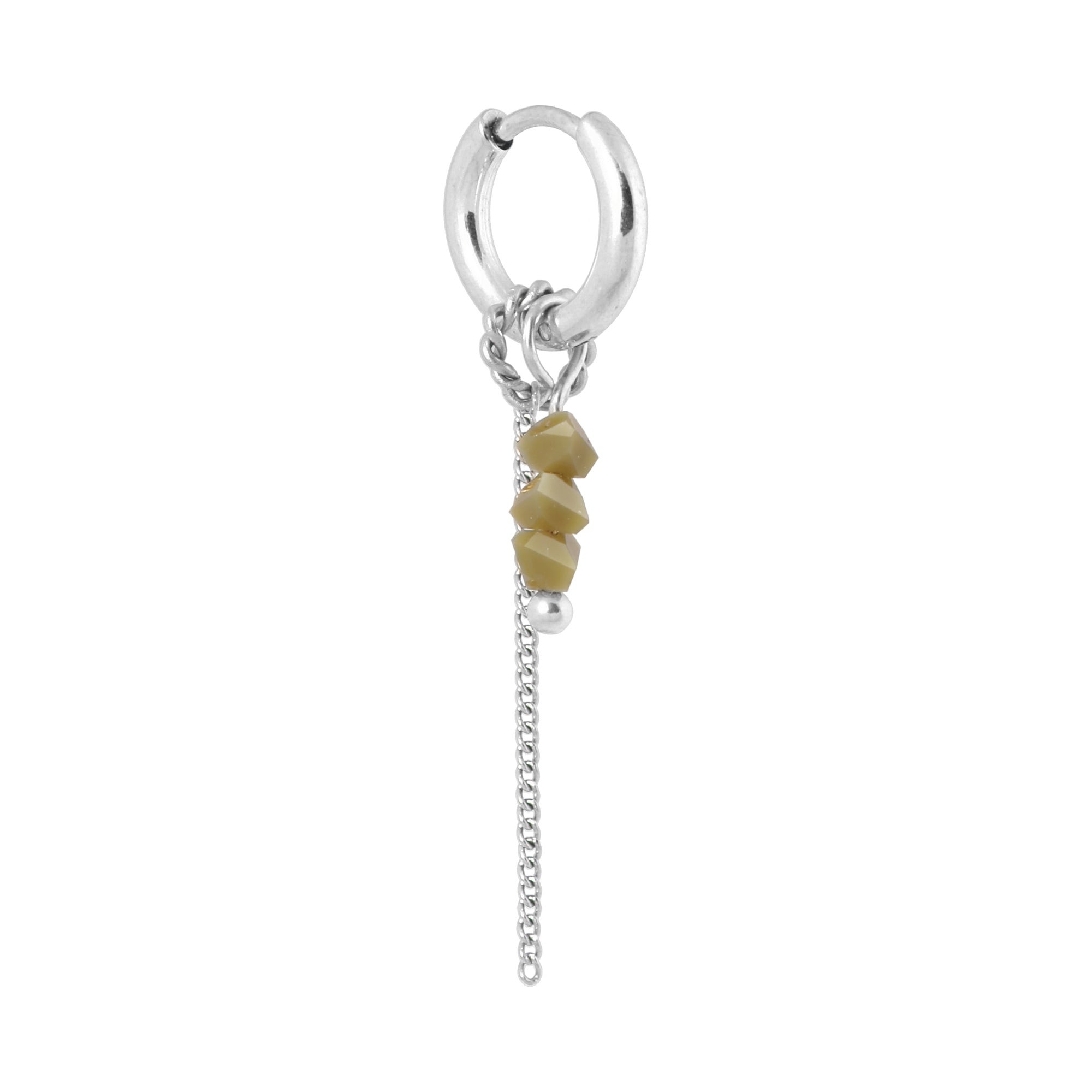 chain olive hoop
