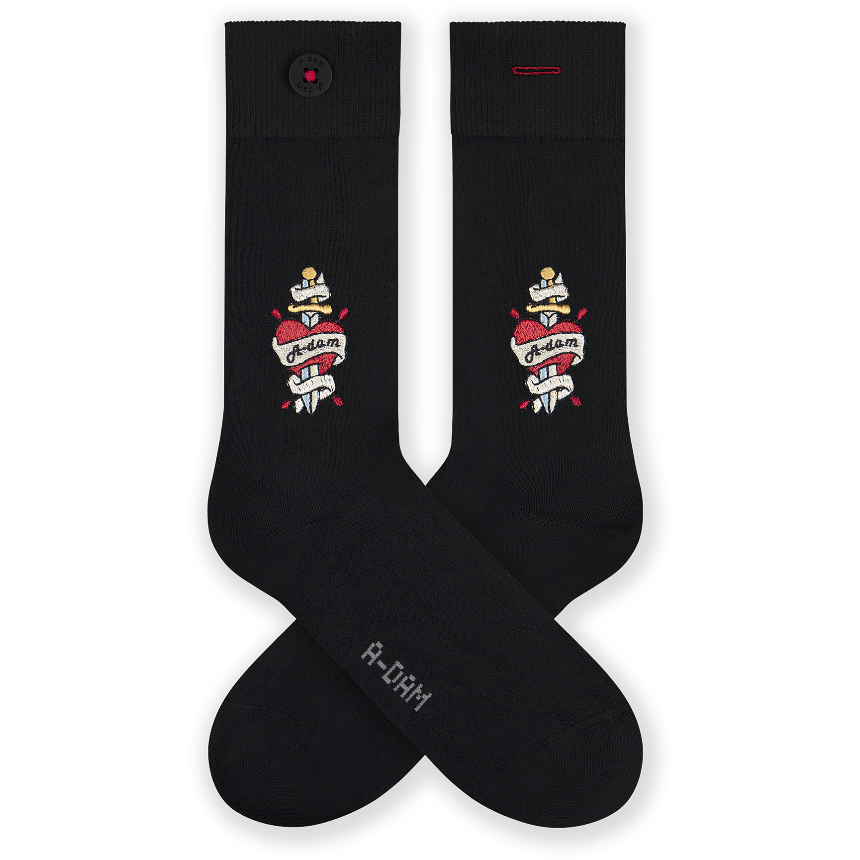 Adam heart socks