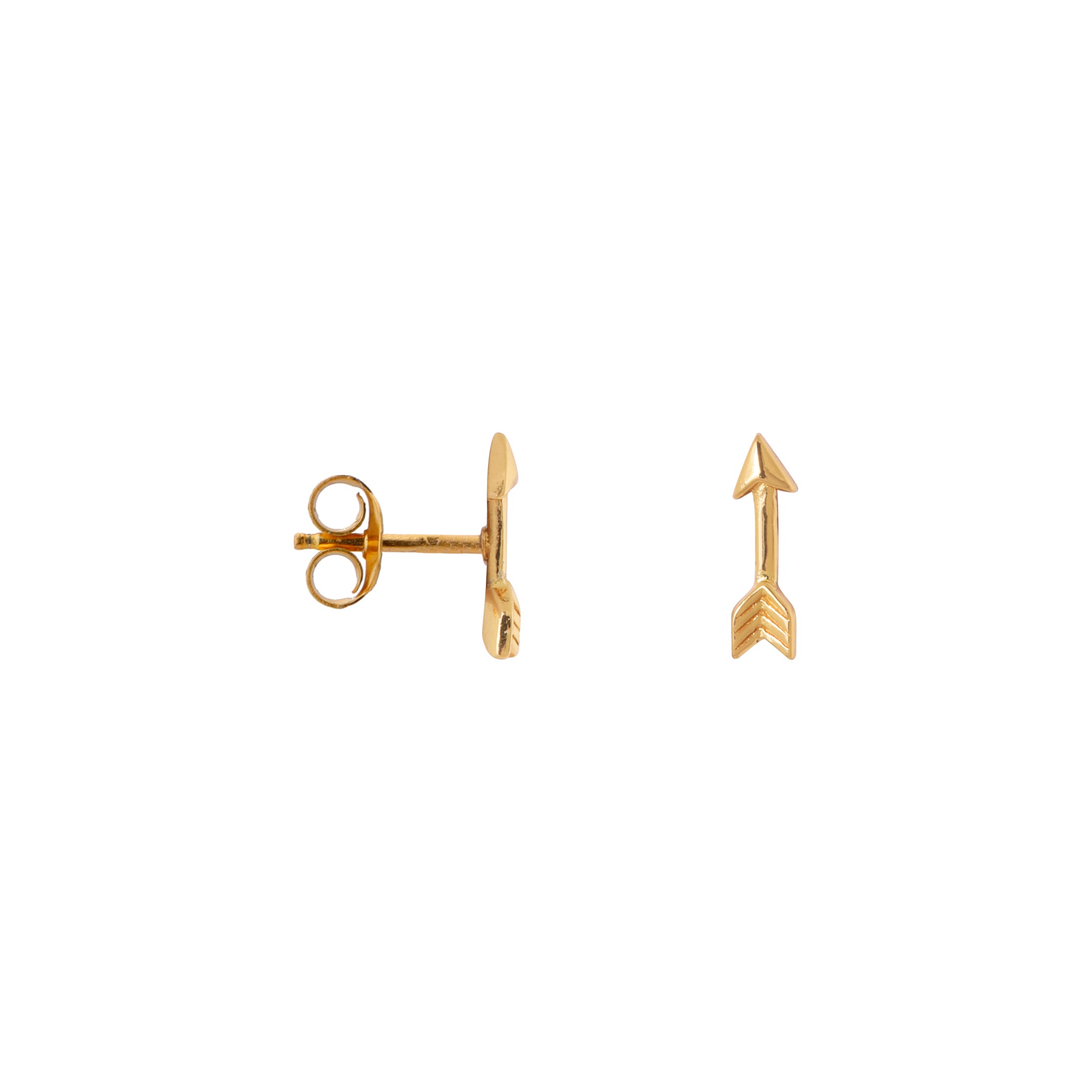 arrow gold - oorbellen