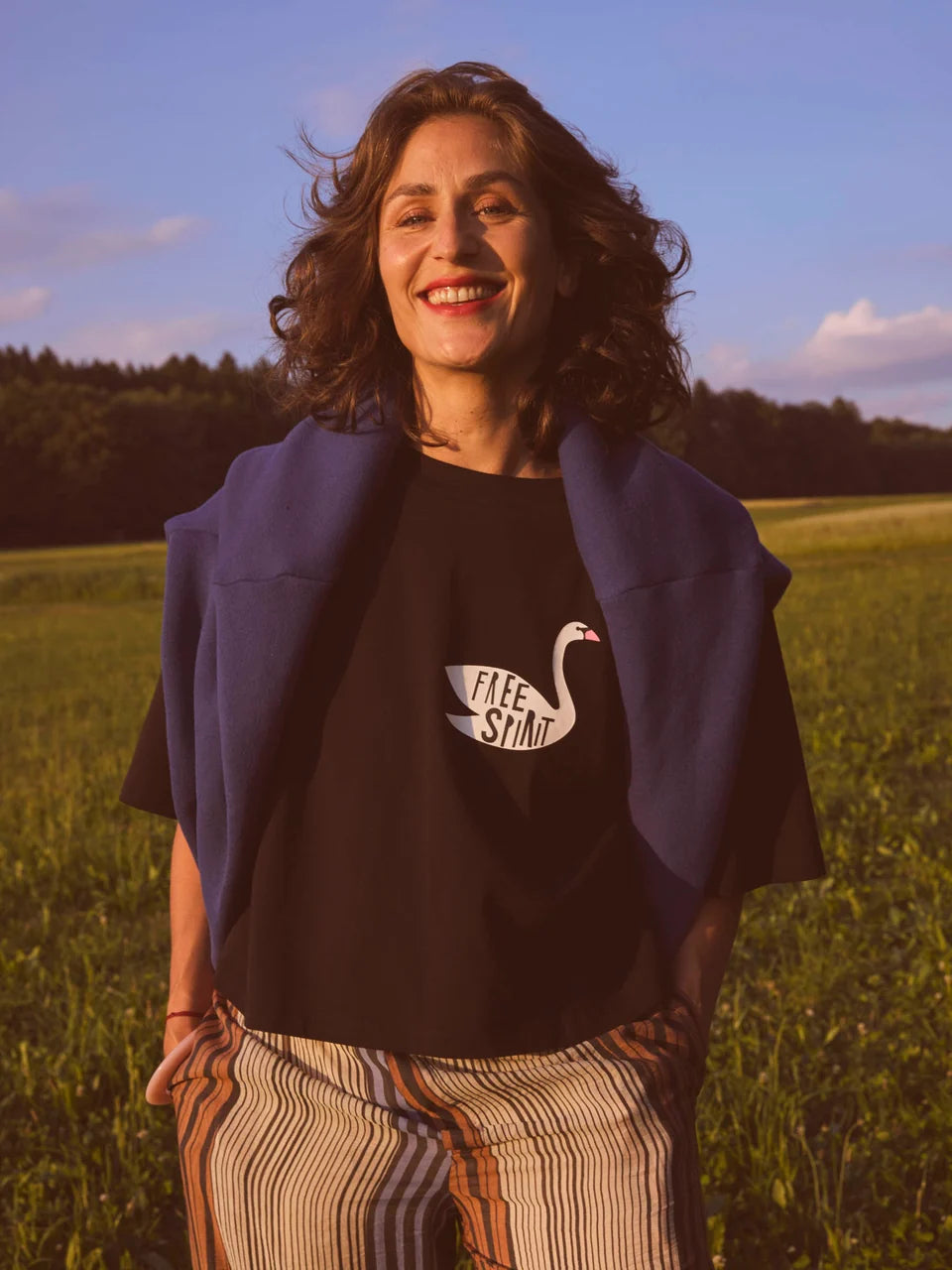 free spirit - oversized statement shirt