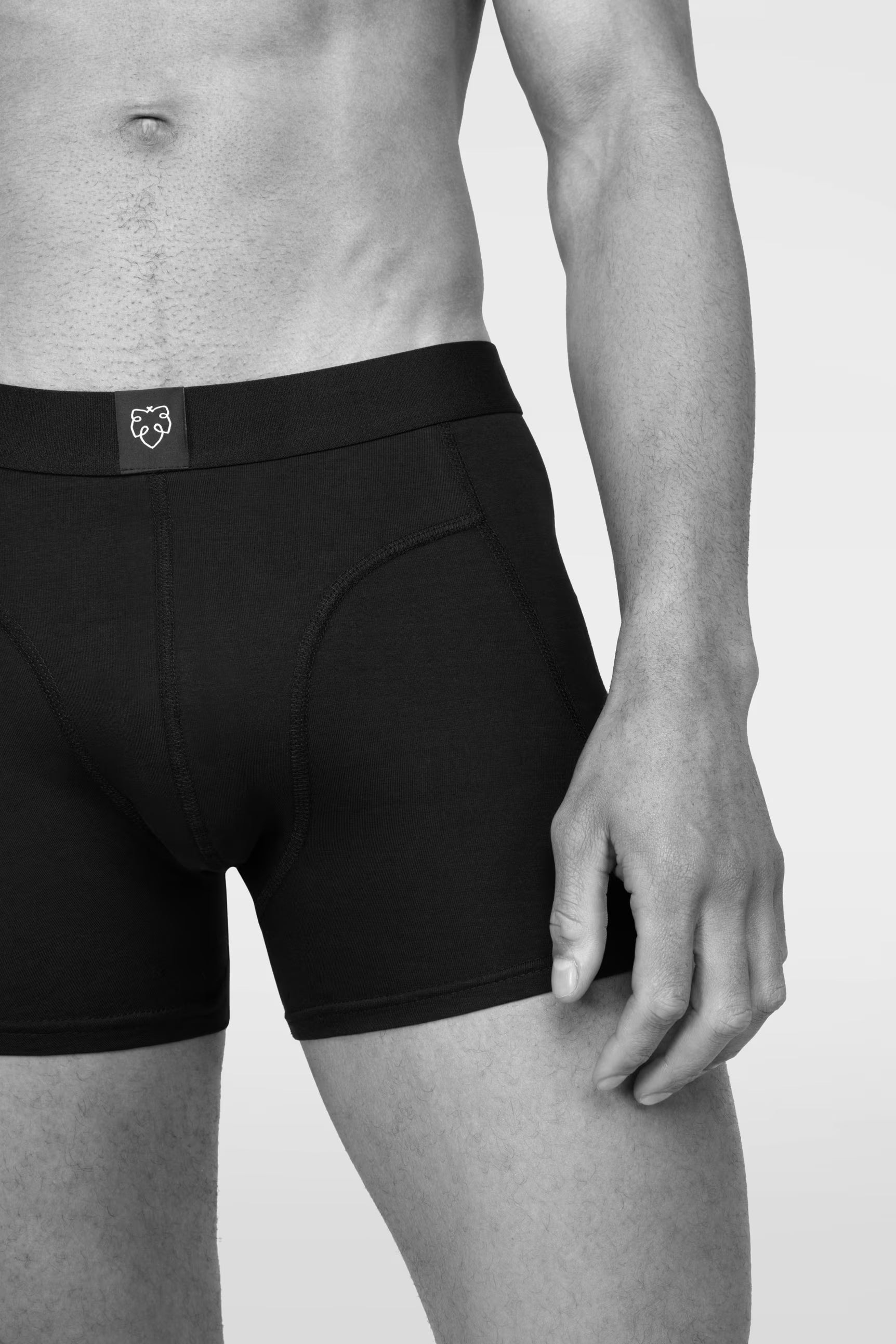 dark green fish boxer brief