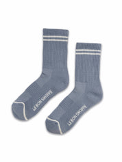 Boyfriend Socks - Powder Blue