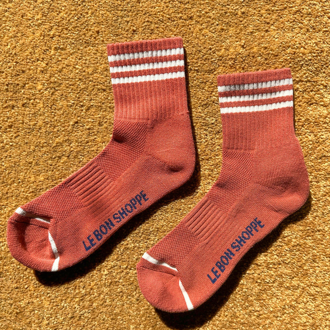 Girlfriend socks - Terracotta