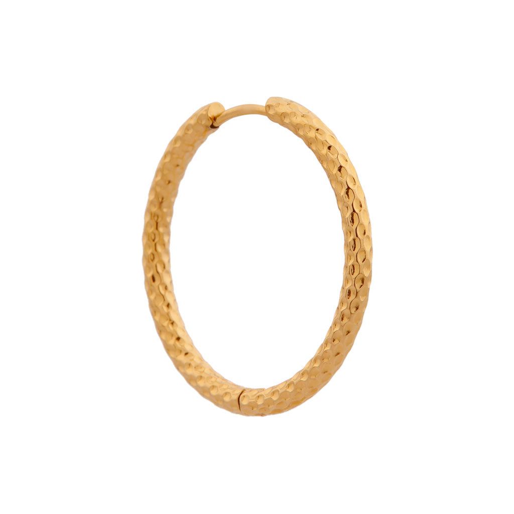 Oorbel - Hilly big hoop goud