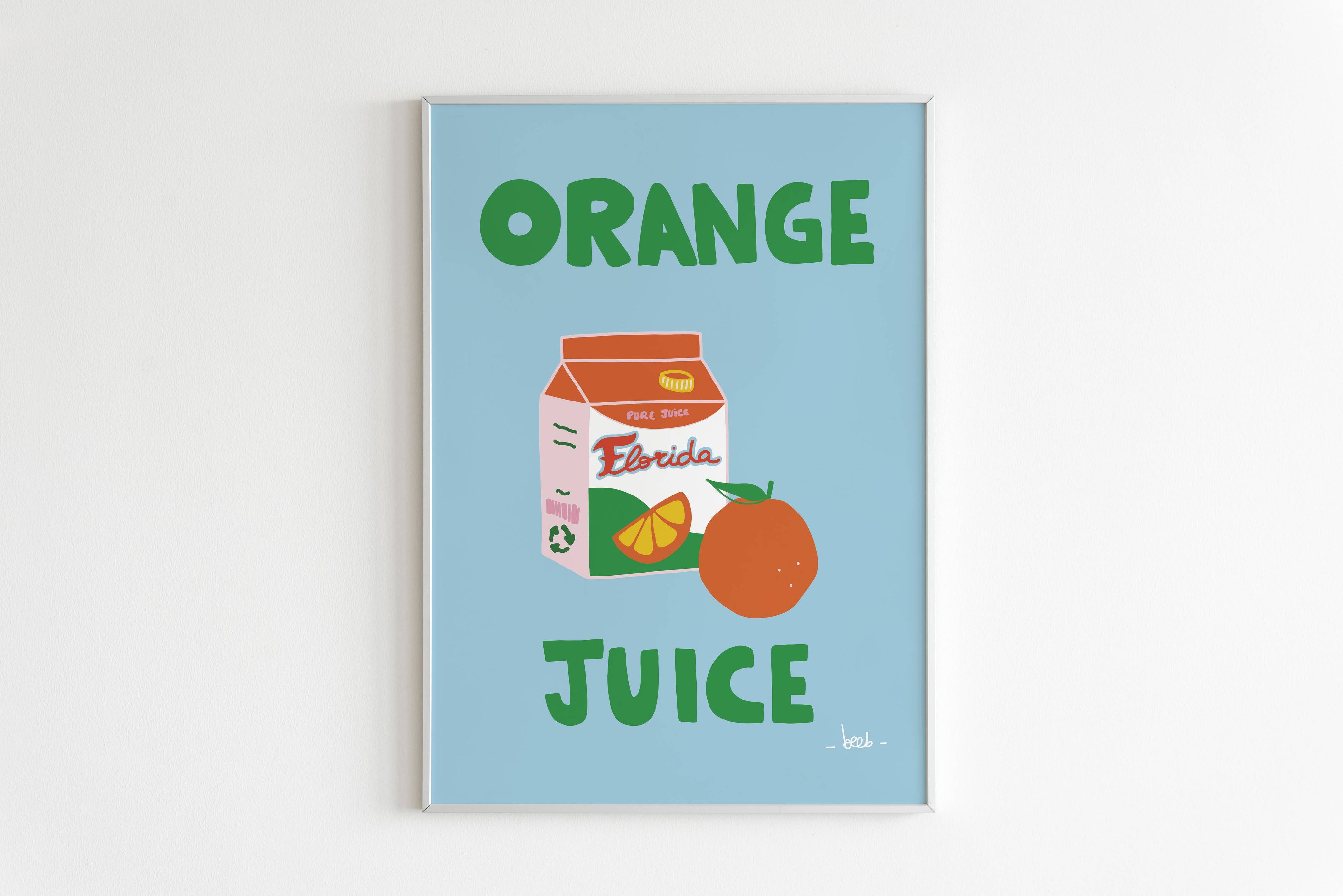 Poster - Orange Juice