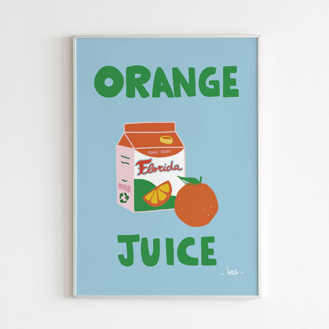 Poster - Orange Juice