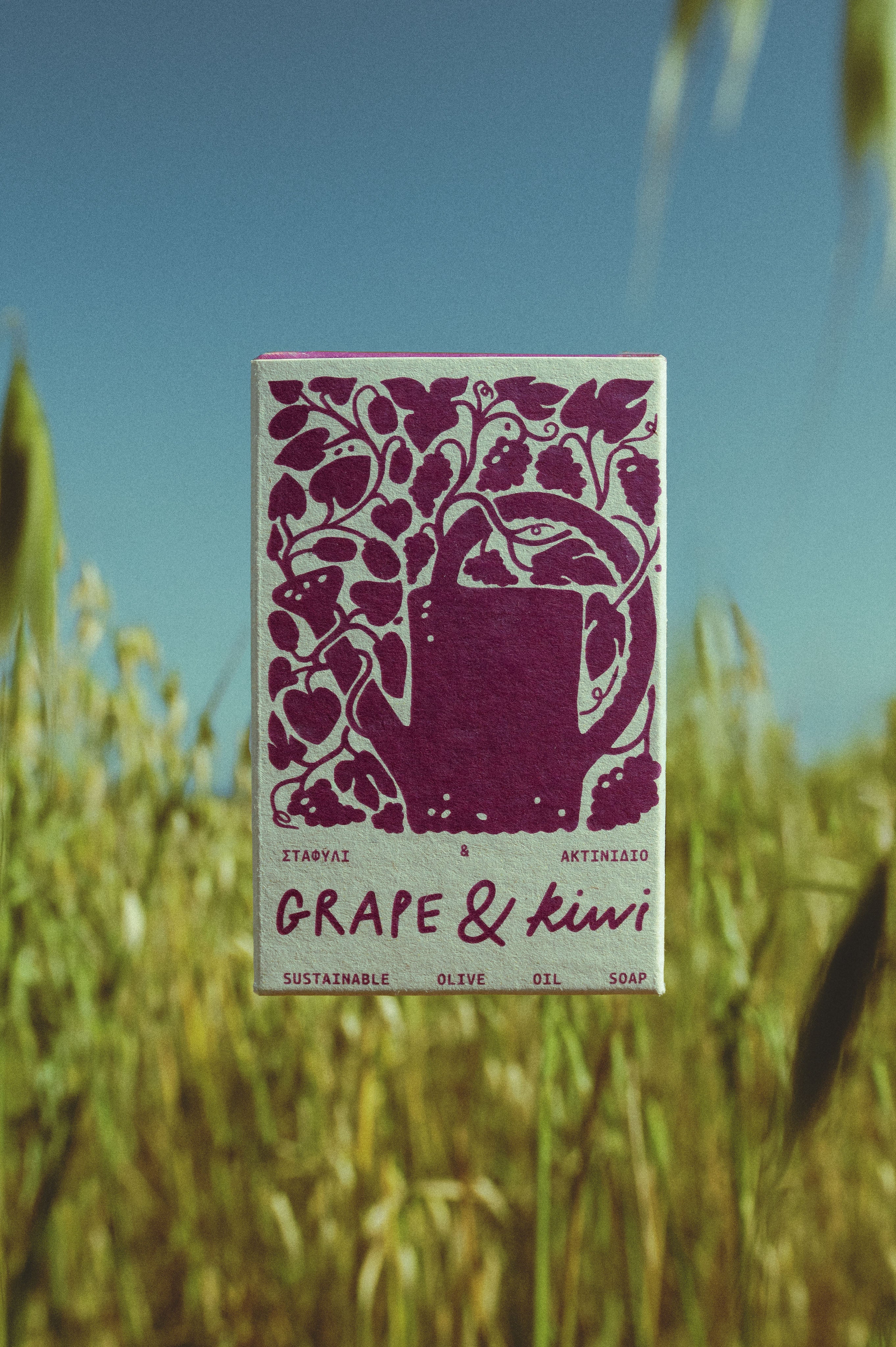 Grape & kiwi - soap bar