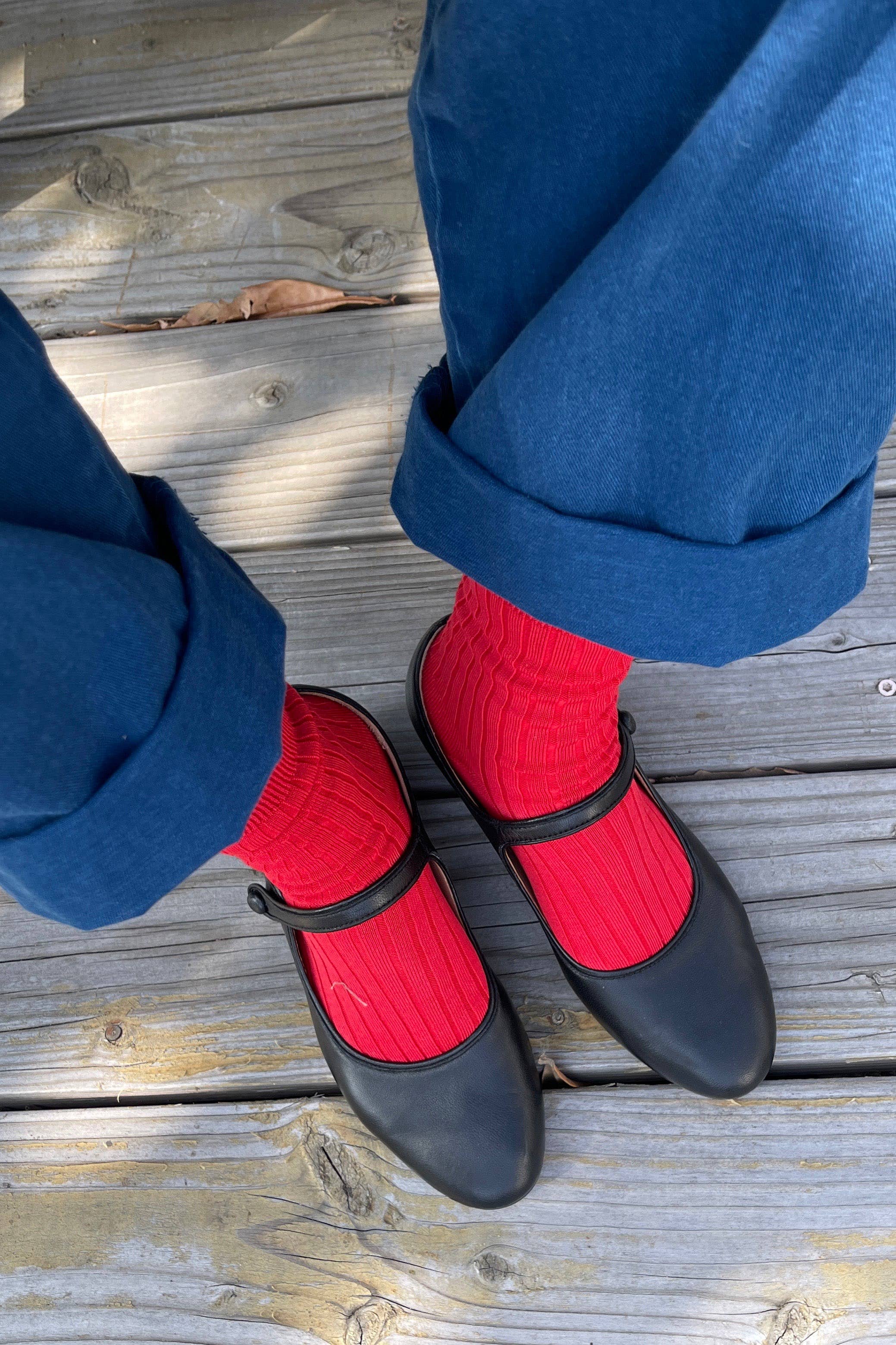 Her Socks - Classic Red