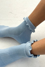ruffled hugger crew socks