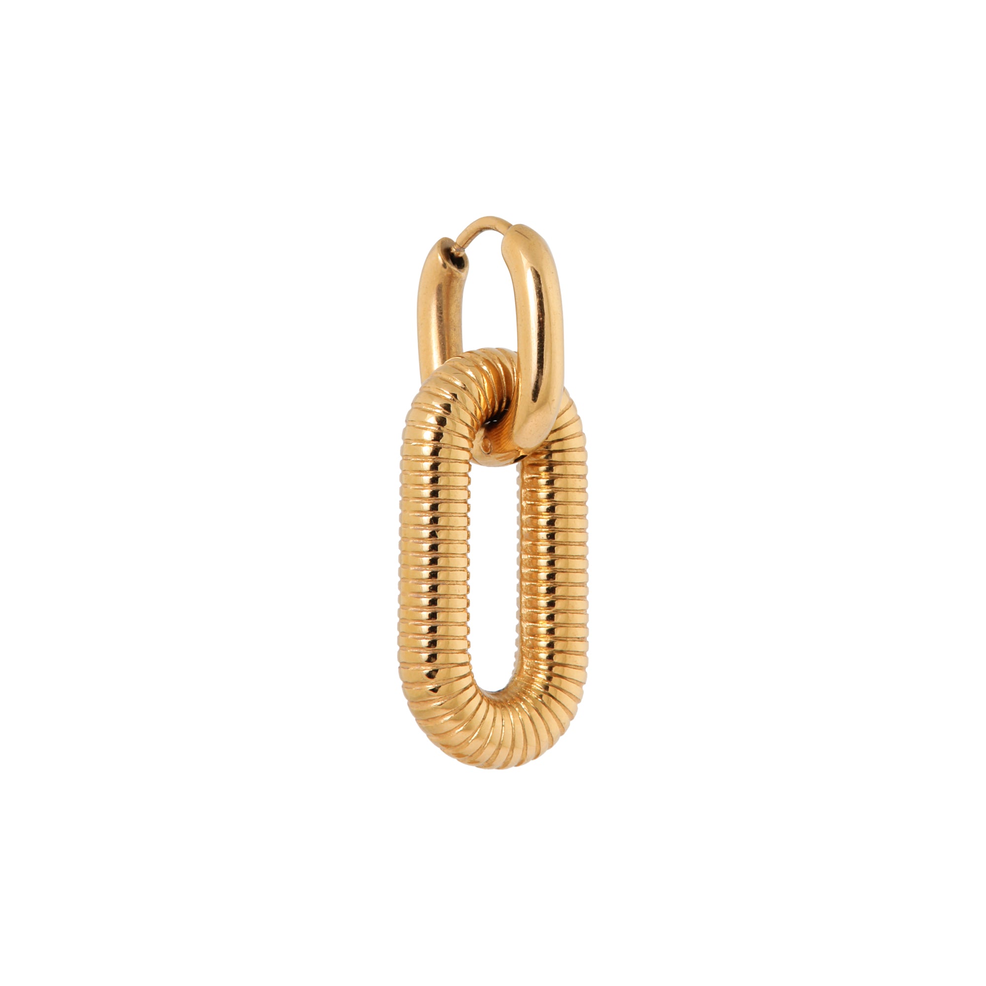 oval stripe hoop